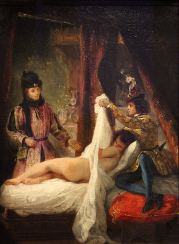 Louis d'Orléans montrant sa maîtresse - Eugène Delacroix