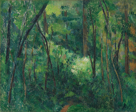 Intérieur d'une forêt - Paul Cézanne