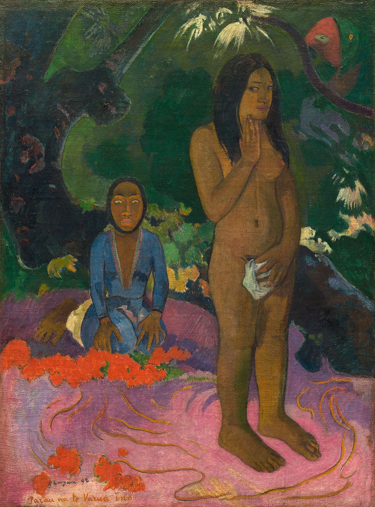 Parau na te varua ino - Paul Gauguin