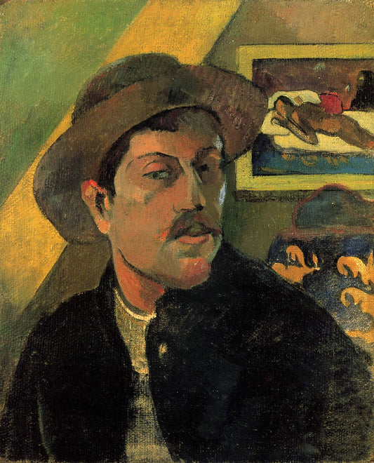 Autoportrait au chapeau - Paul Gauguin