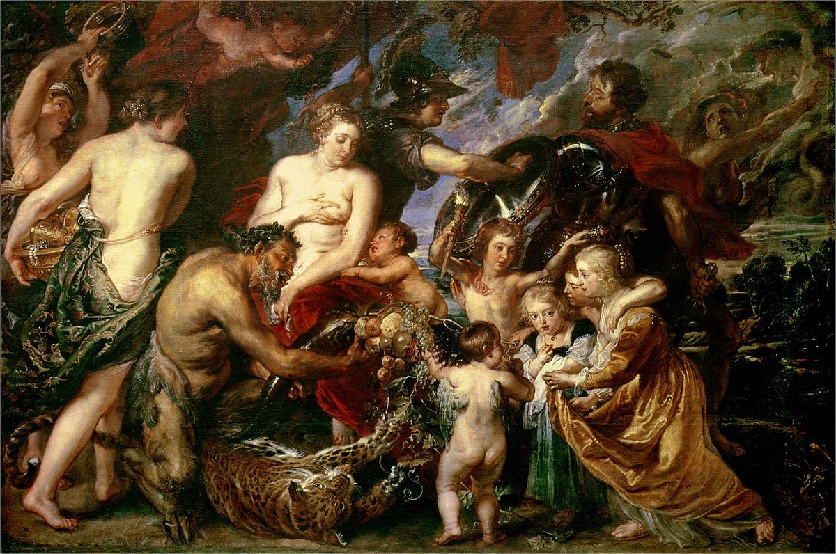 Minerva protège les pax de Mars - Peter Paul Rubens