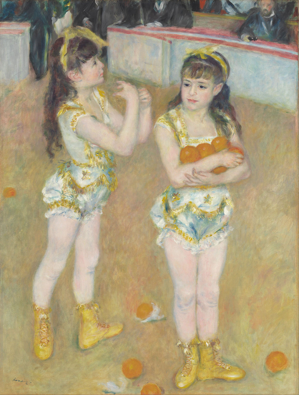 Acrobates au cirque fernando (Alias francisca et Angelina wartenberg) - Pierre-Auguste Renoir