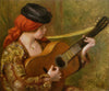 Fille avec une guitare - Pierre-Auguste Renoir
