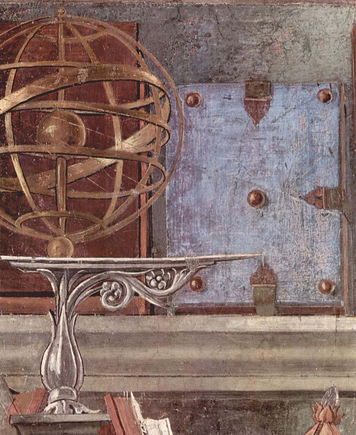 Détail de Saint Augustin dans son cabinet de travail montrant une sphère armillaire (voir aussi 44371) - Sandro Botticelli