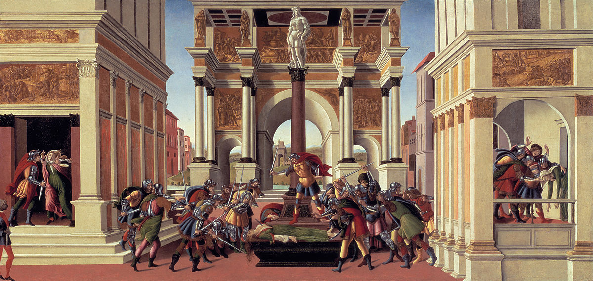 Histoire des Lucrèce - Sandro Botticelli