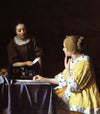 La Maîtresse et la Servante - Johannes Vermeer