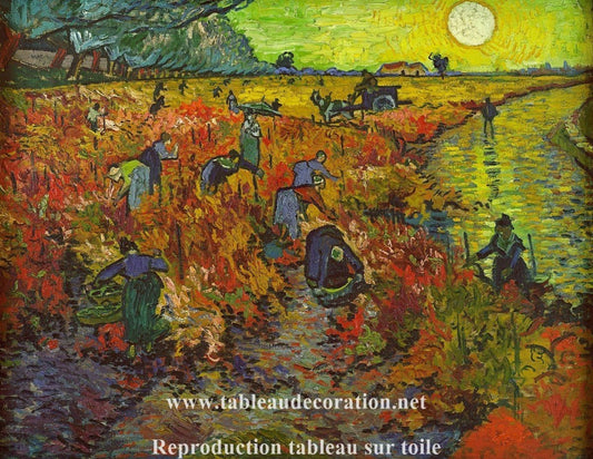 La Vigne rouge d'Arles - Van Gogh