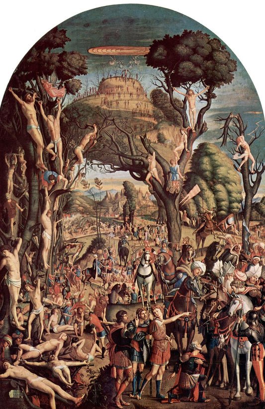 Martyre des dix mille chrétiens - Albrecht Dürer