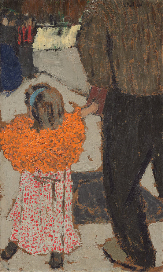 Enfant portant un foulard rouge - Édouard Vuillard