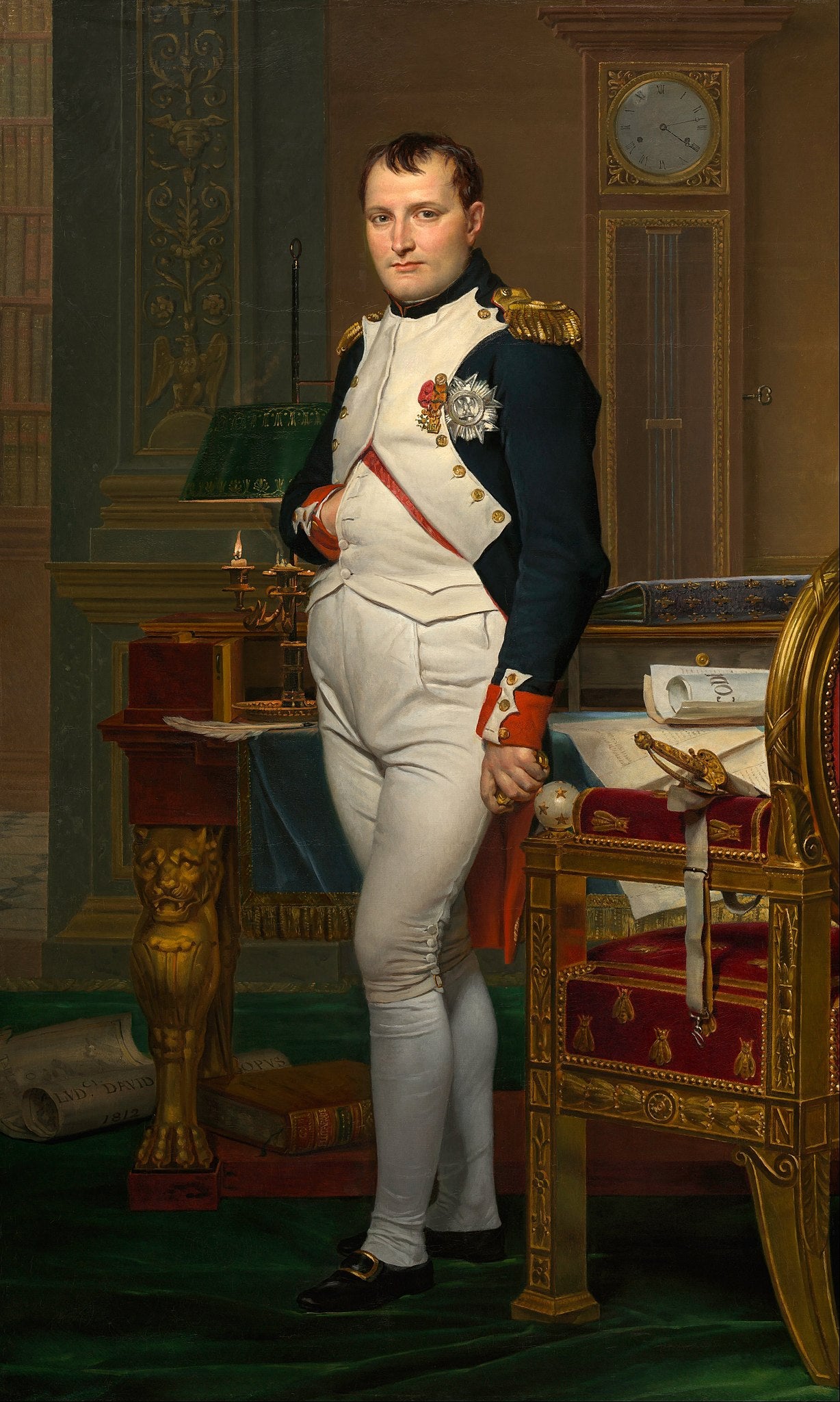 L'empereur Napoléon dans son bureau aux Tuileries - Jacques-Louis David