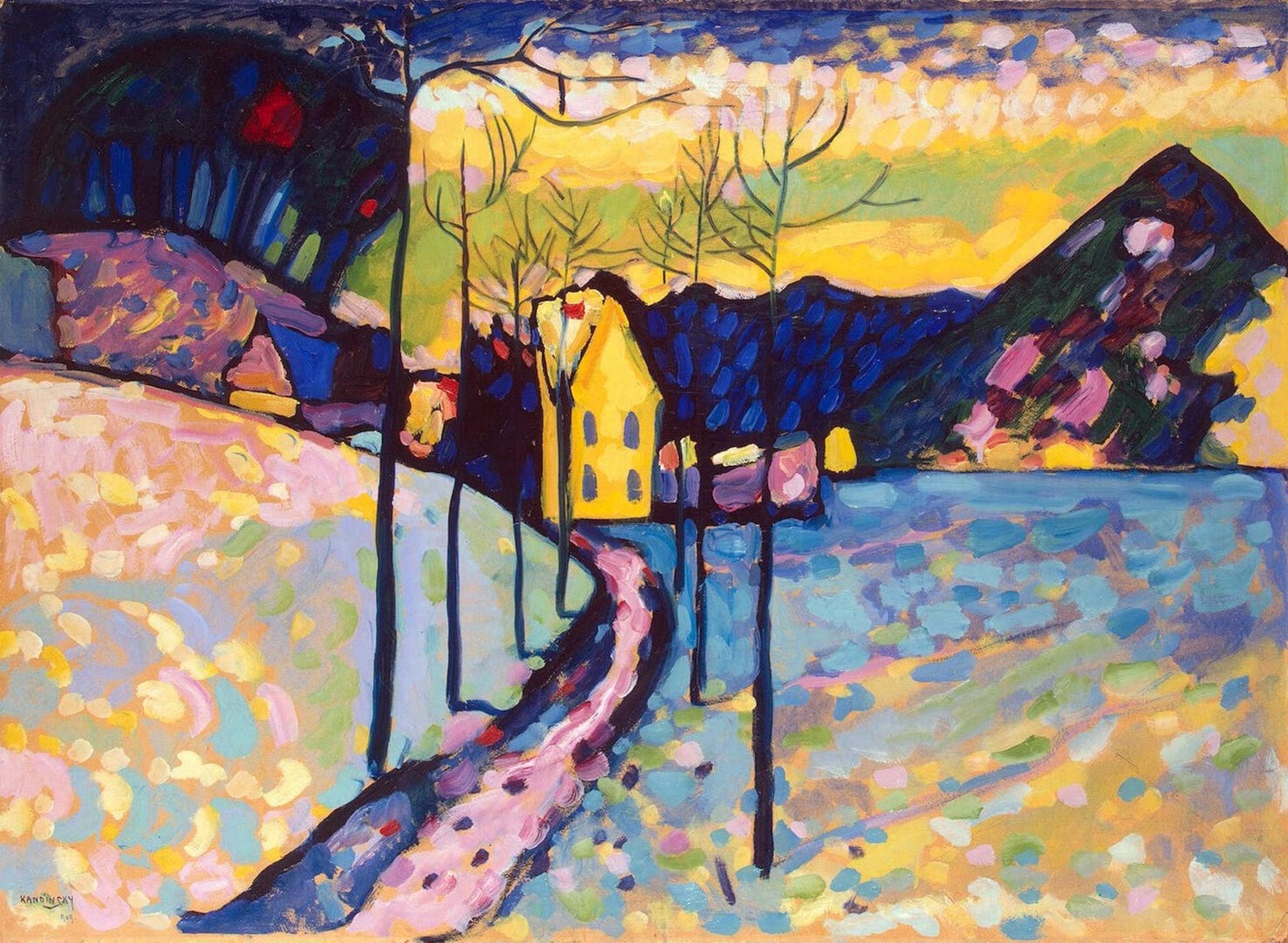 Paysage d'hiver - Vassily Kandinsky