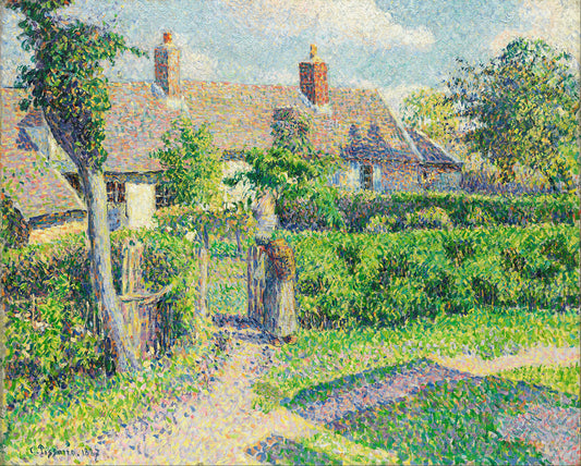 Maisons paysannes eragny - Camille Pissarro