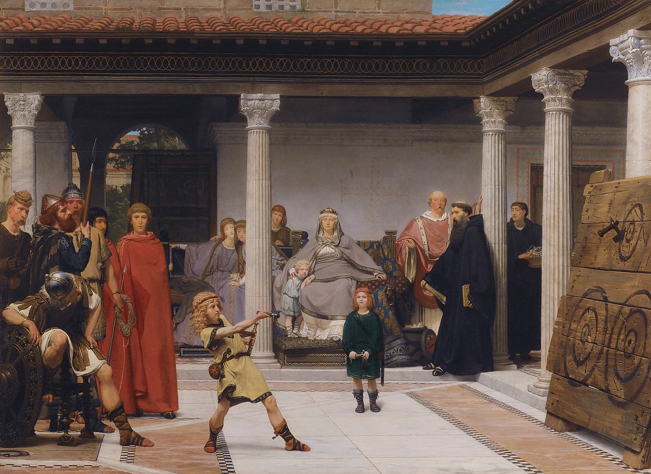 L'éducation des enfants de Clovis - Lawrence Alma-Tadema