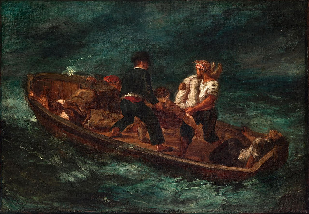 Après le naufrage - Eugène Delacroix
