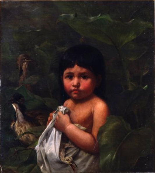 Enfant séminole avec butor, 1878 - William Holbrook Beard