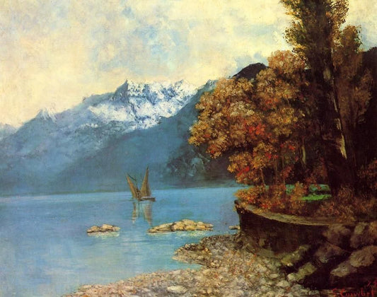 Lac Leman - Gustave Courbet
