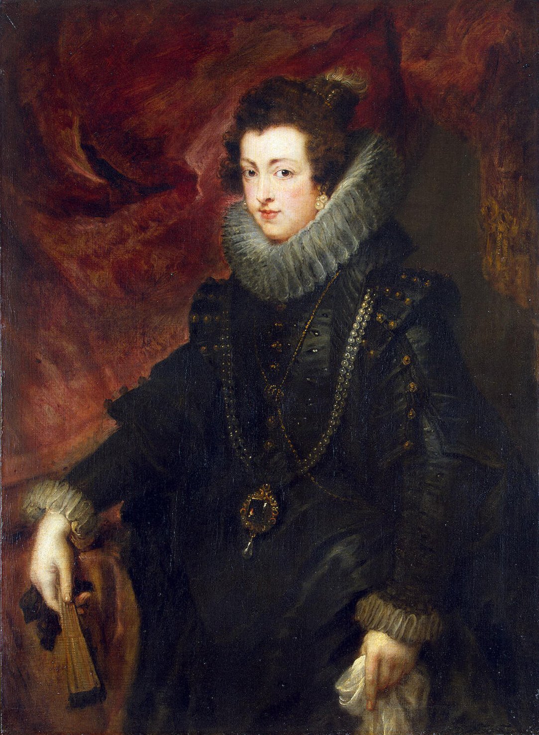 Portrait de la reine Élisabeth de France (1602-1644), reine consort d'Espagne - Peter Paul Rubens