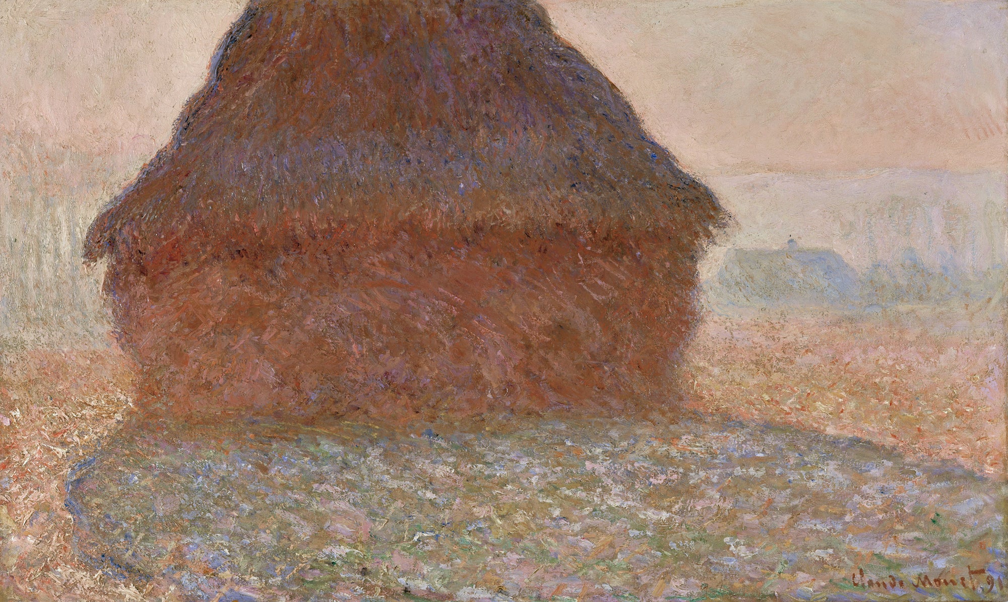 Meule au soleil - Claude Monet