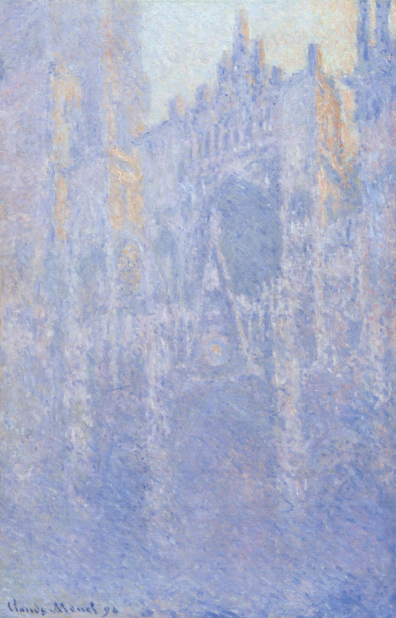 Le Portail, brouillard matinal (W1352) - Claude Monet