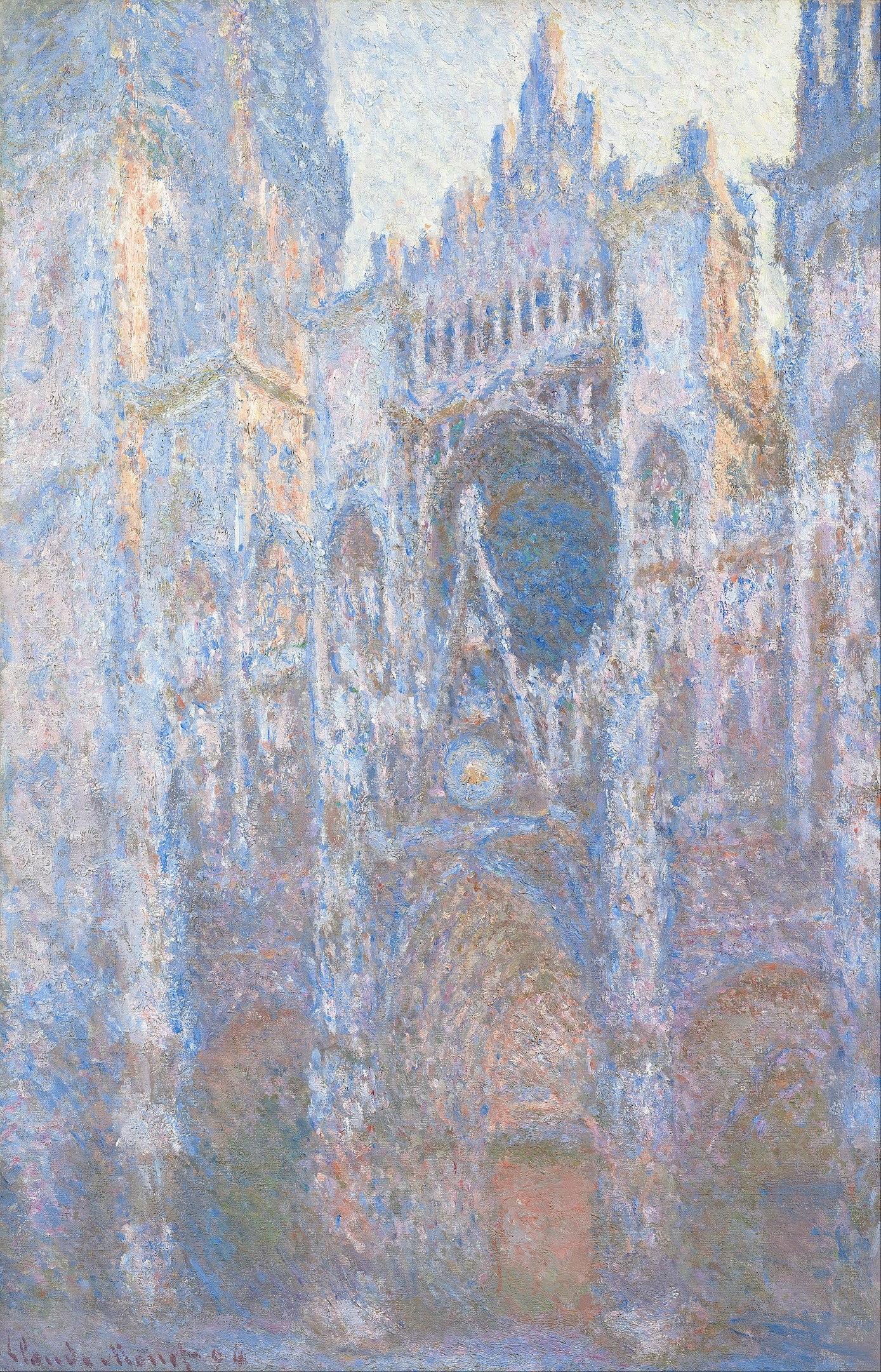 Cathédrale de Rouen, façade ouest (W1351)	- Claude Monet