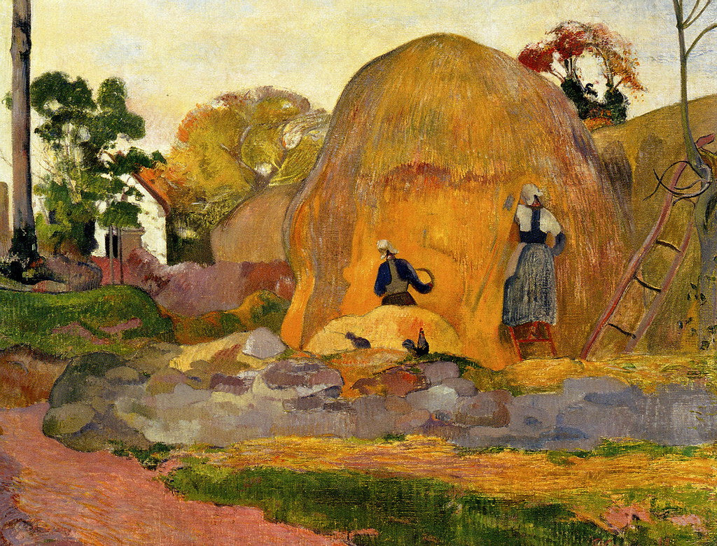 Meules de Foin Jaunes (Moisson d'Or) - Paul Gauguin