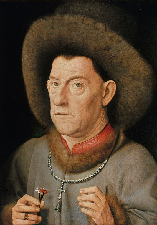 Portrait d'un homme avec un œillet - Jan Van Eyck