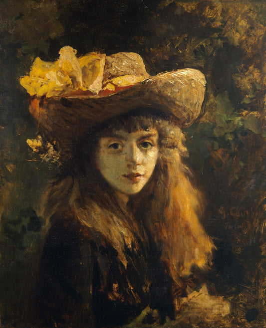 Portrait d'une jeune femme - Gustave Courbet