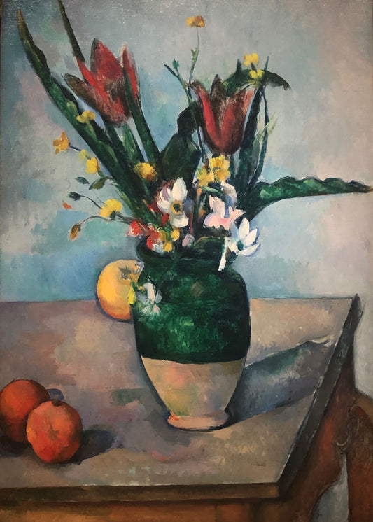 Le vase de tulipes - Paul Cézanne
