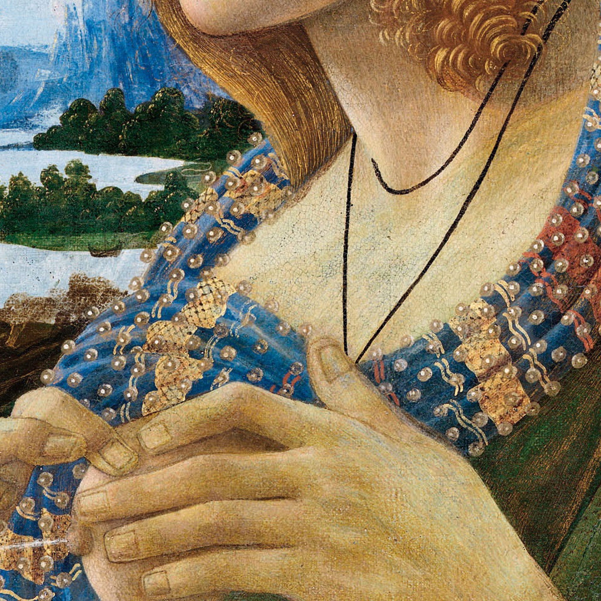 Portrait allégorique d'une femme (Simonetta Vespucci). Détail - Sandro Botticelli