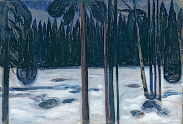 Paysage d'hiver - Edvard Munch