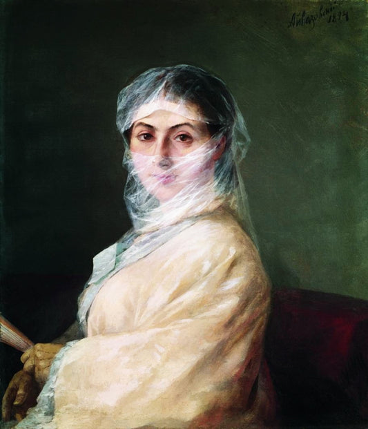 Portrait de l'épouse, Anna Burnazyan-Sarkisova - Ivan Aïvazovski