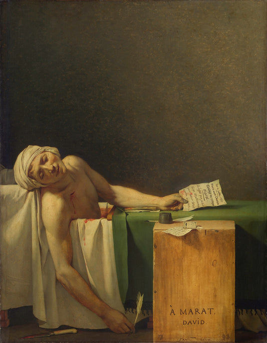 La mort de Marat - Jacques-Louis David