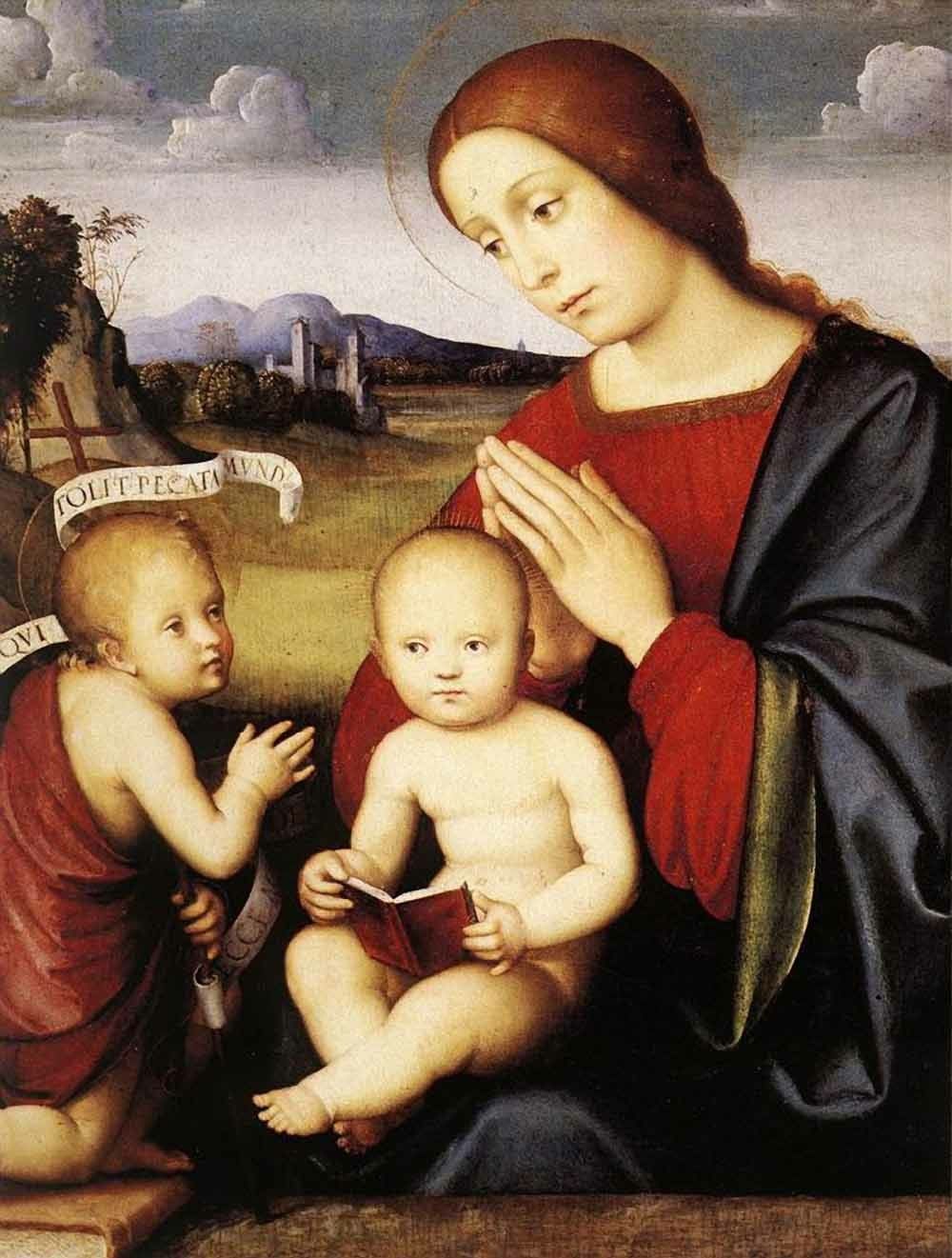 Madone et enfant avec l'enfant saint Jean Baptiste - Léonard de Vinci