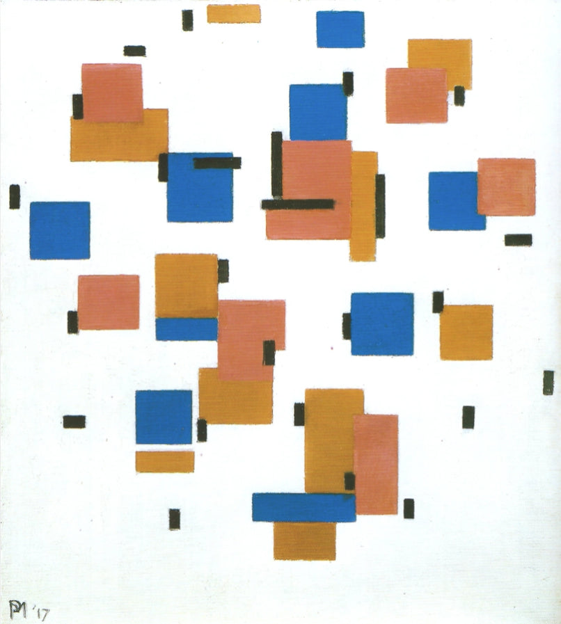 Composition en couleur B - Mondrian