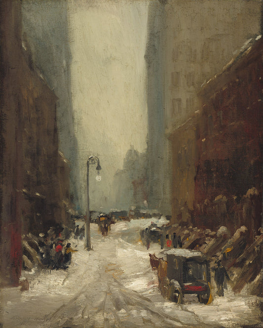 La neige à New York - Robert Henri