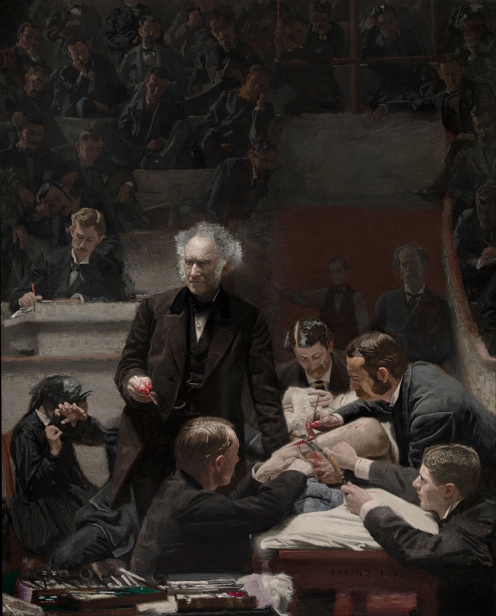 La Clinique du Dr Gross, 1875 - Thomas Eakins