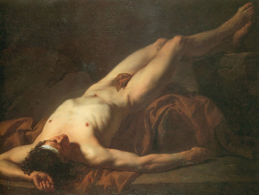 Male Nude (Hector) - Jacques-Louis David