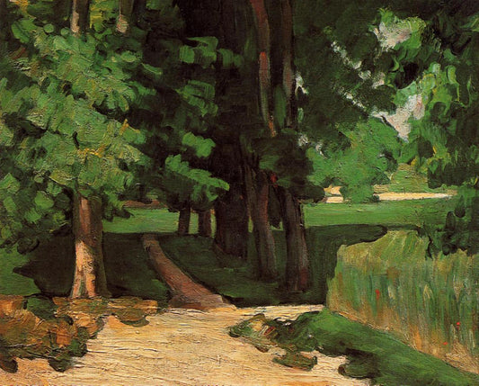 L'Allée au Jas de Bouffan - Paul Cézanne