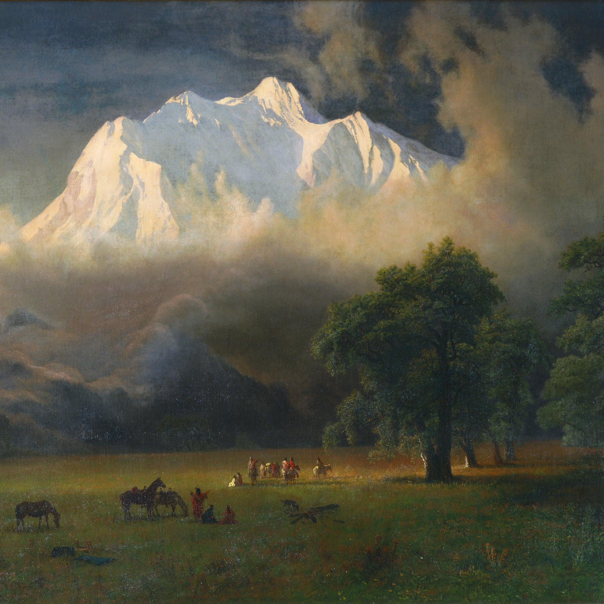 Le Mont Adams, Washington - Albert Bierstadt