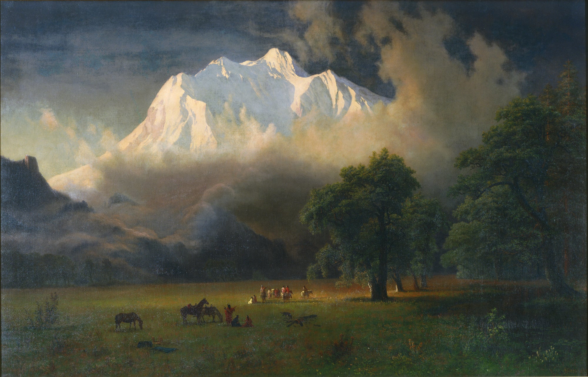 Le Mont Adams, Washington - Albert Bierstadt