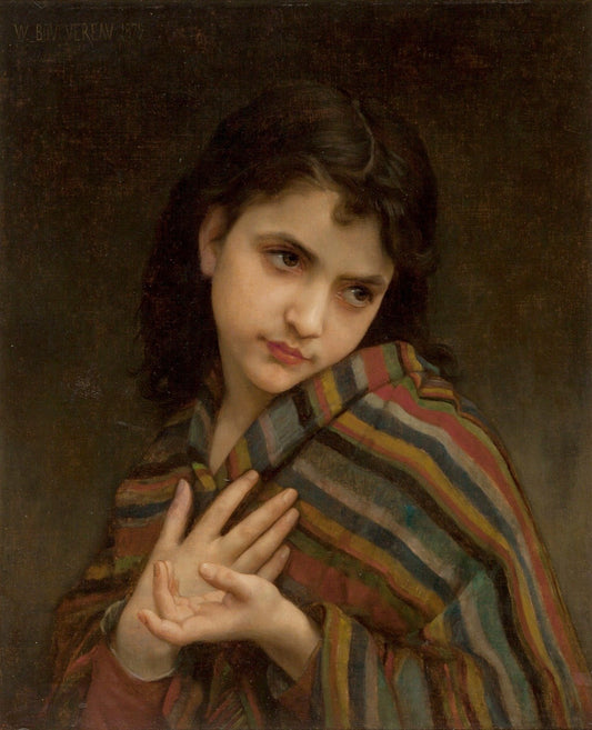 La fille frileuse de William Bouguereau