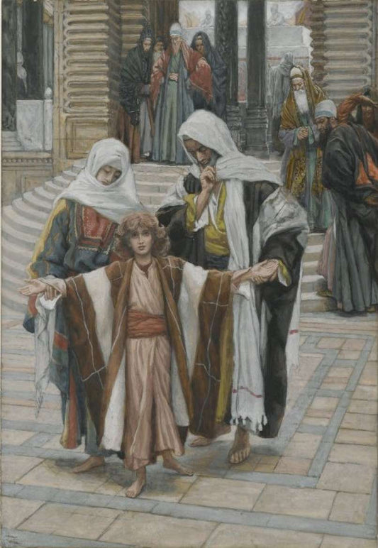 Jesus retrouvé dans le temple - James Tissot