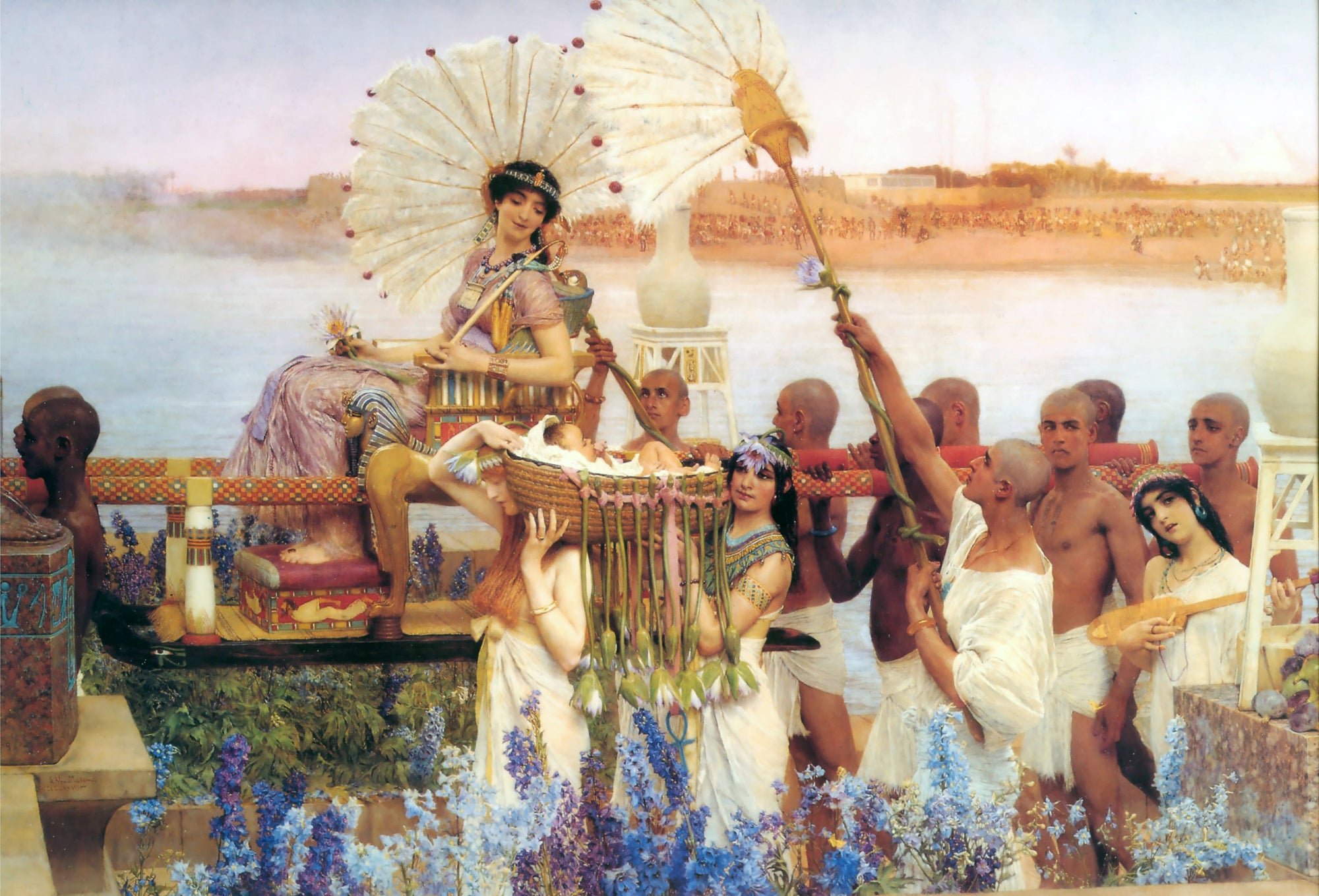 La découverte de Moïse - Lawrence Alma-Tadema