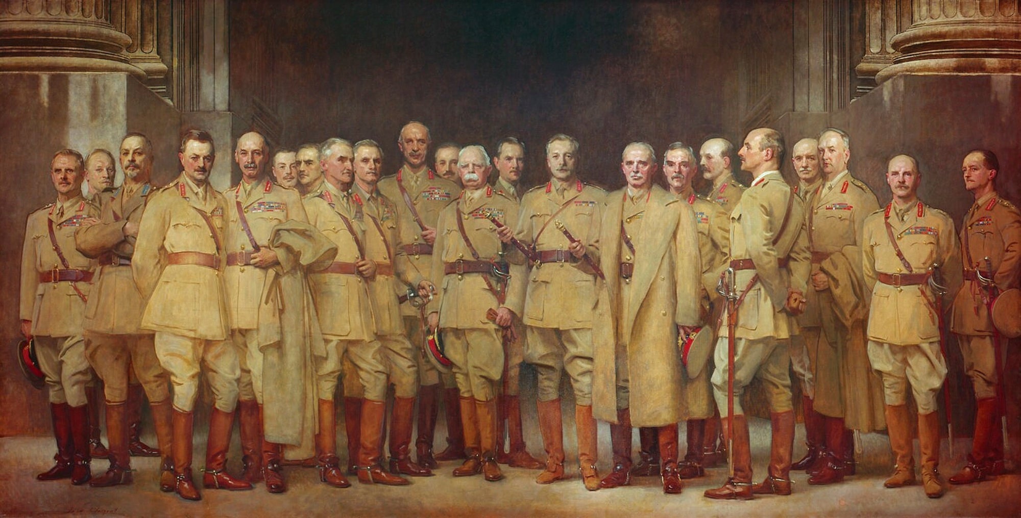 Officiers généraux de la Première Guerre mondiale - John Singer Sargent