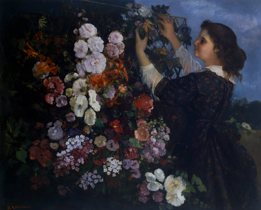 Le treillis - Gustave Courbet