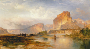 Falaises de la rivière Verte, 1874 - Thomas Moran