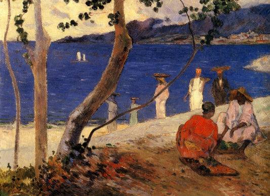 Un bord de mer, 1887 - Paul Gauguin