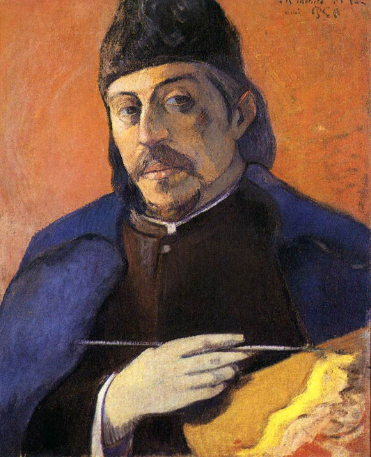 Autoportrait avec palette - Paul Gauguin