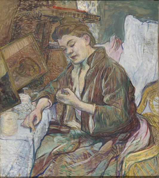 Madame Favre à sa toilette - Toulouse Lautrec