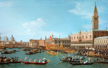 Venice / Il Bucintoro / Canaletto - Giovanni Antonio Canal